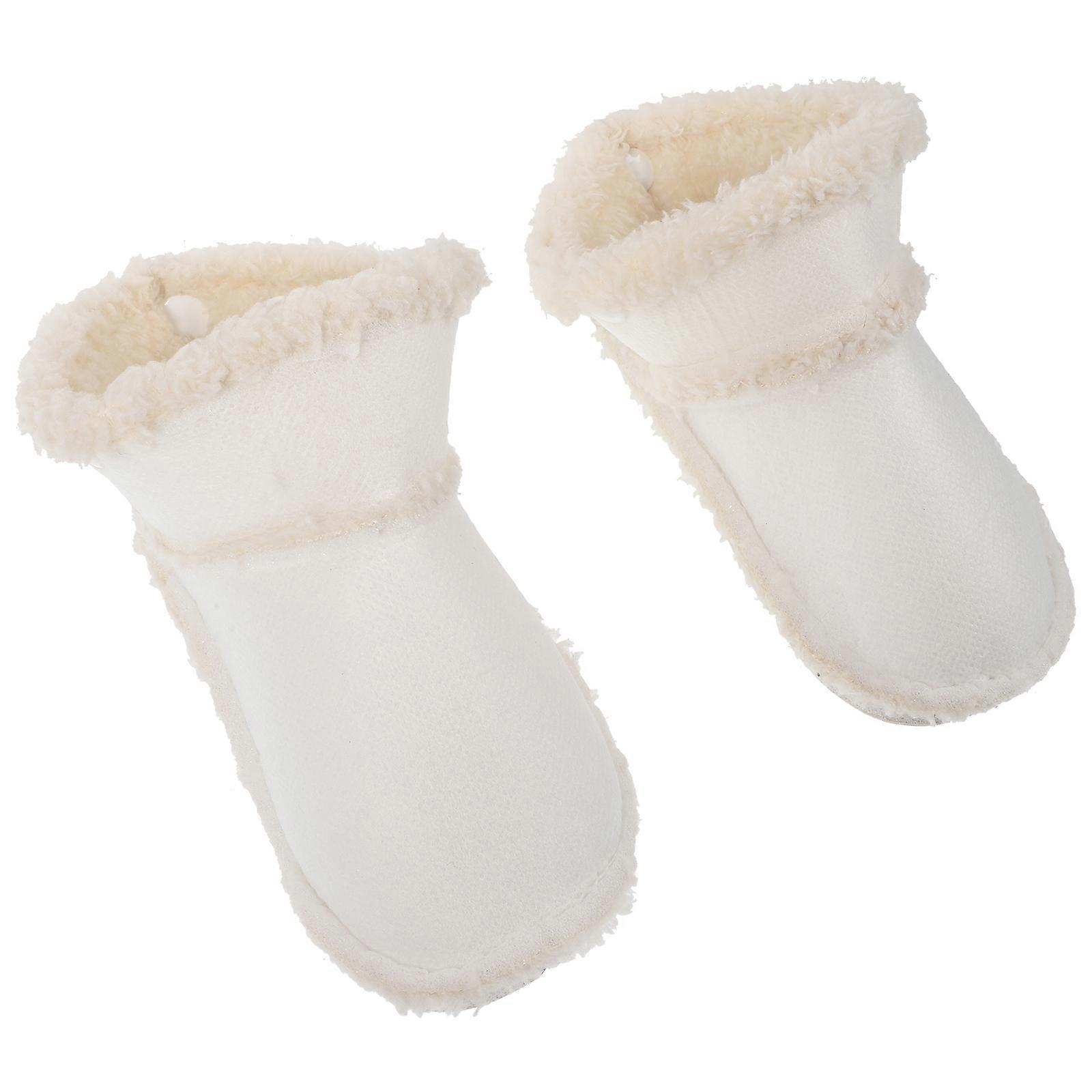 Kids Winter Shoe Inserts Plush Hole Shoe Inserts for Warmth 1Pair