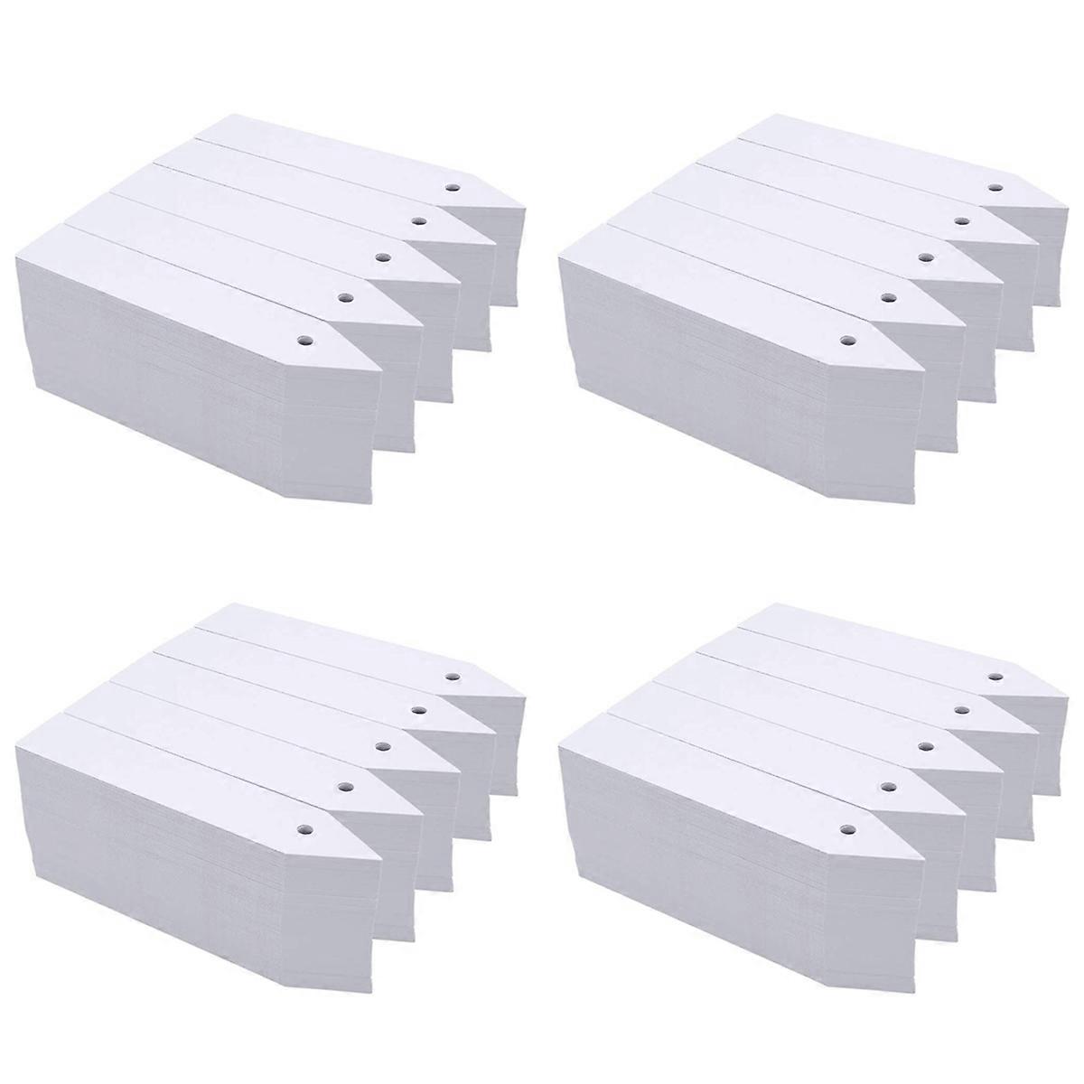 Plant Tags,Plastic Plant Nursery Labels Garden Tags(500 Pcs,White)