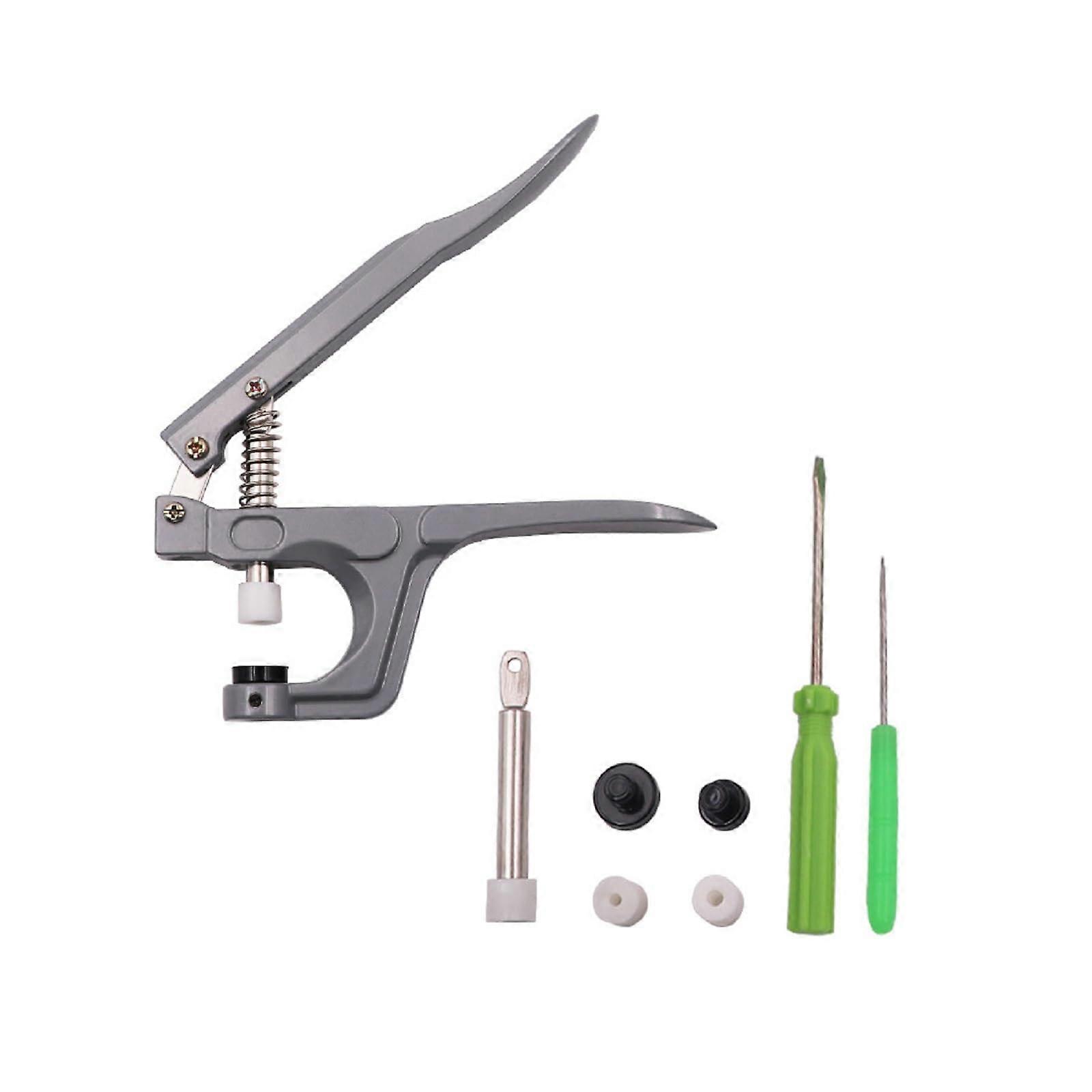 Snaps Pliers for Clothing, T5 Metal Push Button Pliers, Strong Press Stud Tool for Fabric Upholstery and Sewing Projects