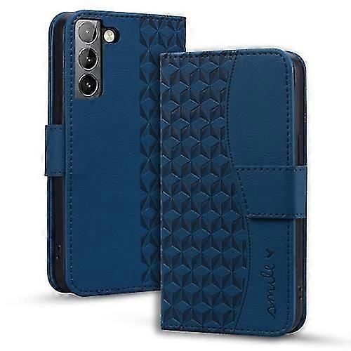 For Samsung Galaxy S23 5G Business Diamond Buckle Leather Mobile Phone Case with Lanyard