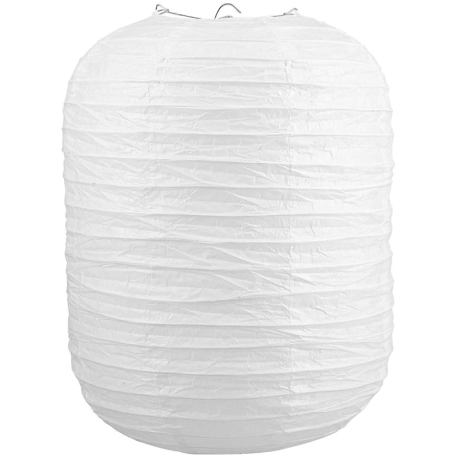 Lantern Cover Paper Lantern Lampshade Round Top Square Base Soft Lighting For Party Festival 25cm Width 35cm Height 1Set