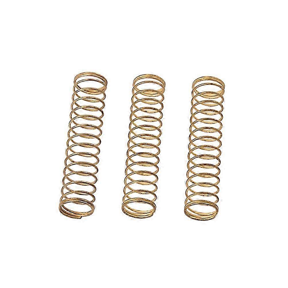 3stk Trompet Reparation Dele Messing Fjeder Trompet Forår Vind Træblæser Instrument Dele CB11 (Gylden)