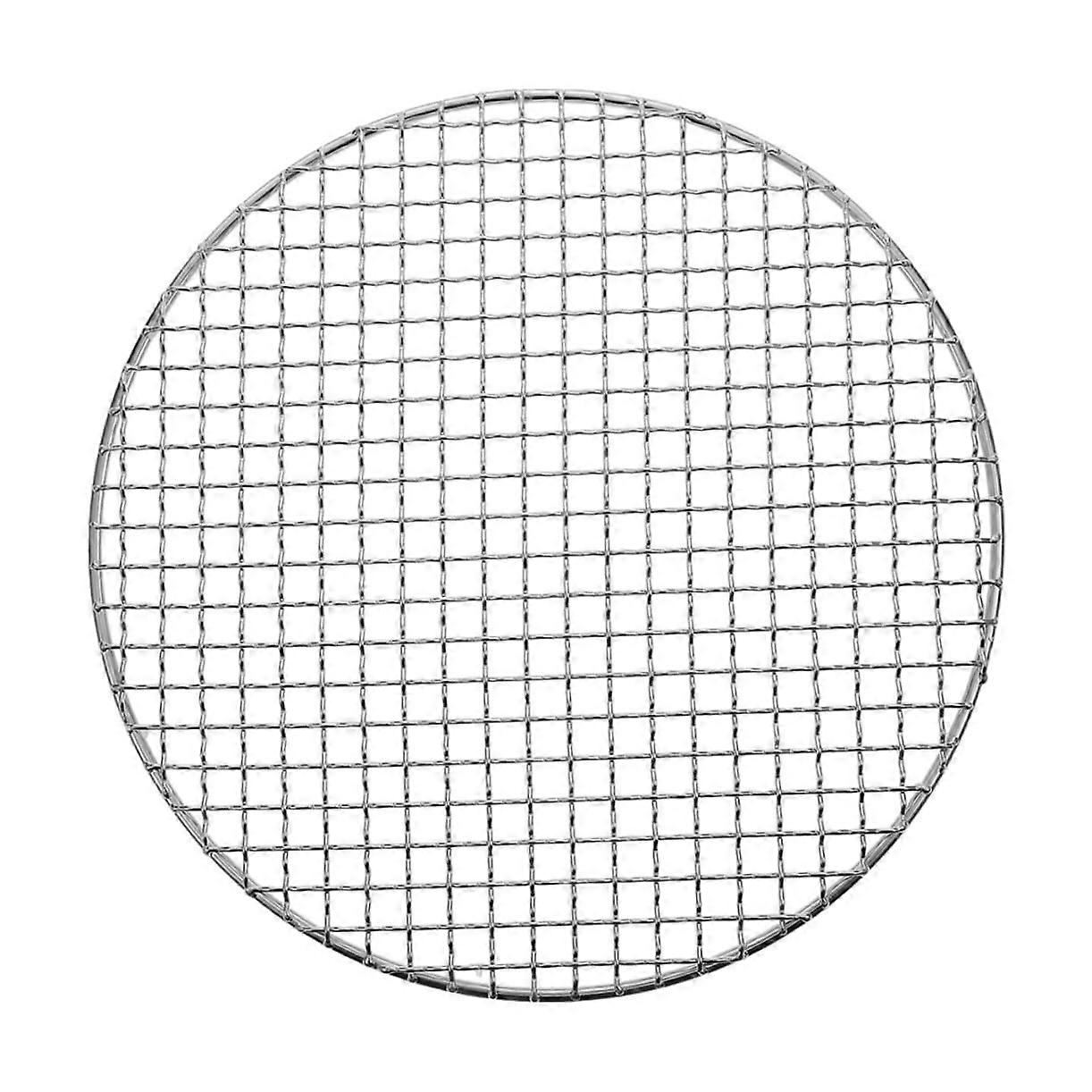 Round BBQ Grill Grate for Charcoal and Gas Grills, Durable Grilling Accessory for Camping and Garden, Ideal for Meat and Vegetables
