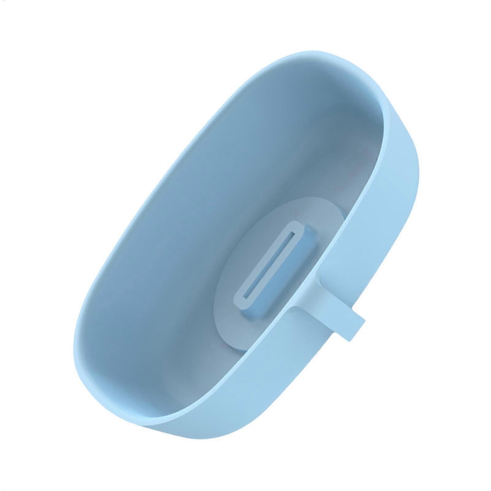 Reusable popsicle holder, no drip, no drip, no drip, on the stick, catches drops before they fall, to absorb melted frozen treats, blue.