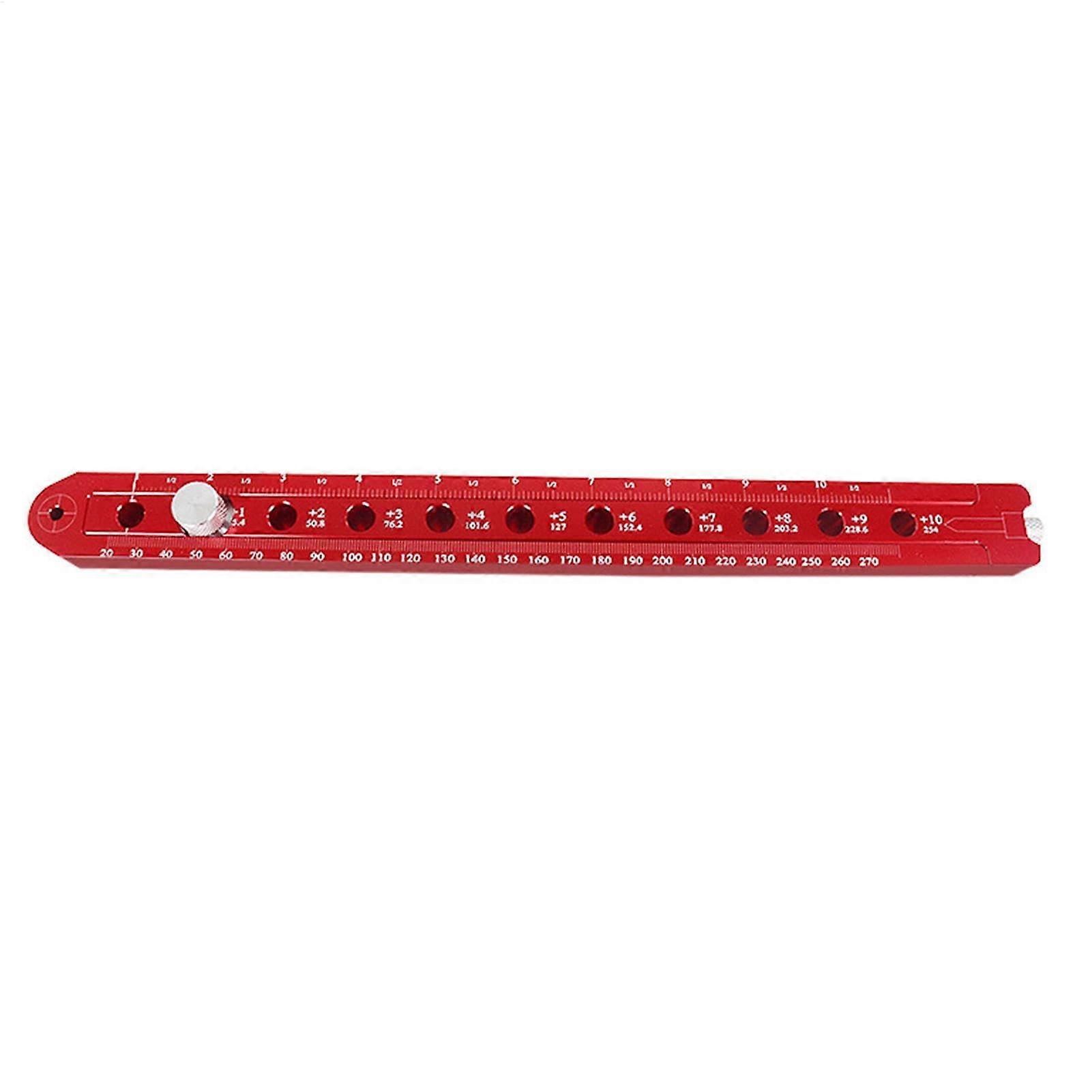 Adjustable Carpentry Tracker Wood Marker Precision Metal Ruler Tool for Professional Carpenters and Craftsmen