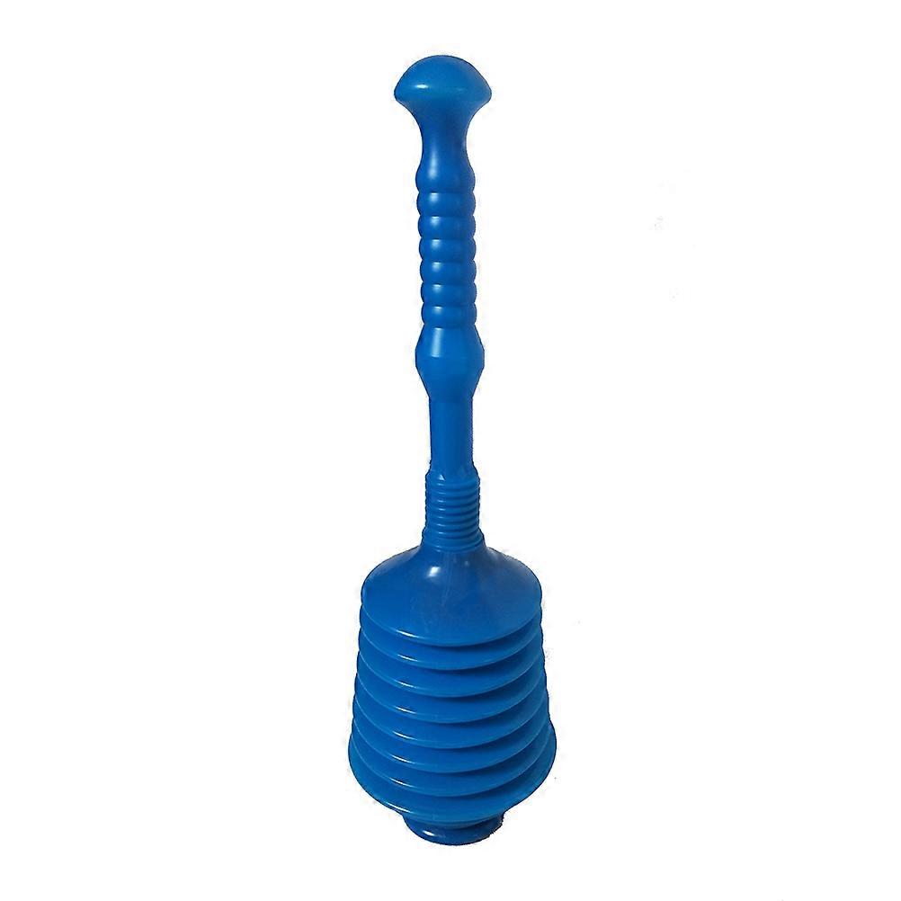 Efficient Blue Toilet Plunger for Unblocking Drains in Toilets, Bathtubs, Showers, and Sinks – Easy to Use Bathroom Tool for Clogged Drain Solutions