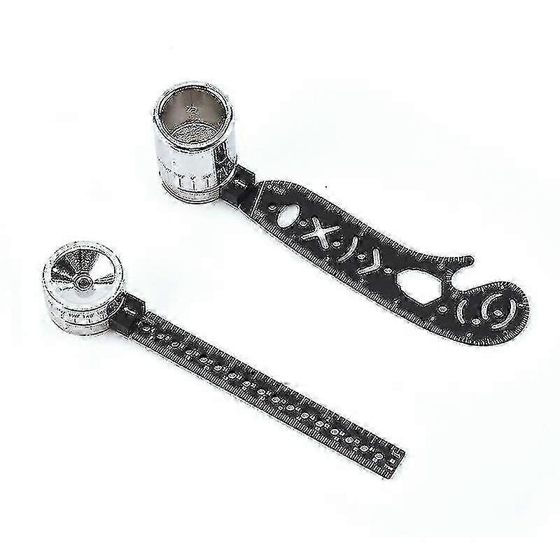 Portable Magnetic Compass Ruler - Pocket-sized, Durable, and Lightweight for Designers, Artists, and Architects