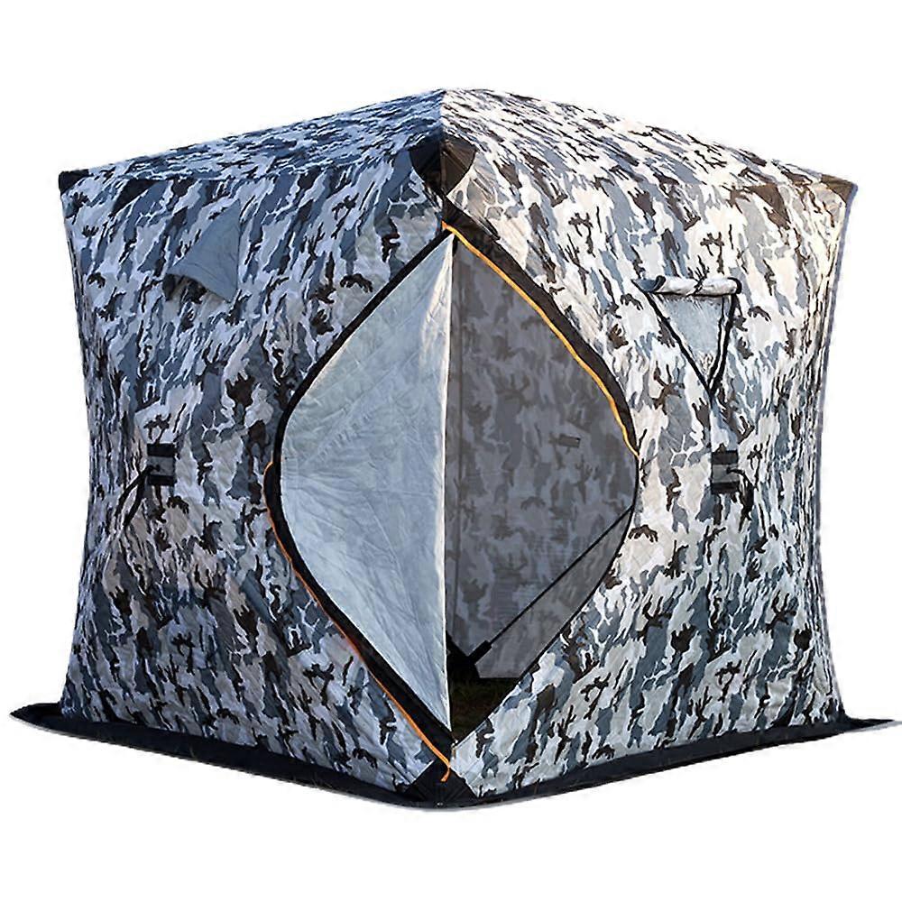 Portable Ice Fishing Tent, Easy Set Up Winter Fishing Tent, Waterproof and Windproof, Lightweight Ice Tent for Fishing