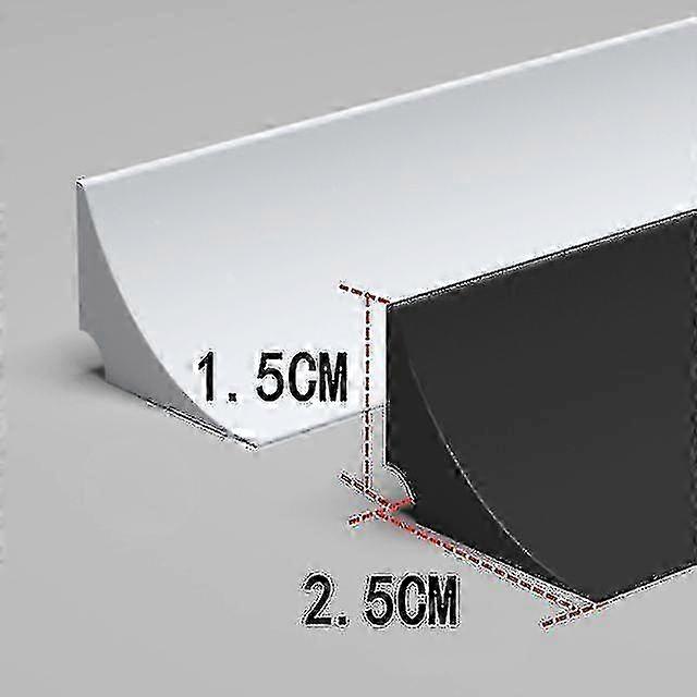 Bendable Silicone Water Stopper Strip for Kitchen Countertop and Bathroom Shower Flood Barrier