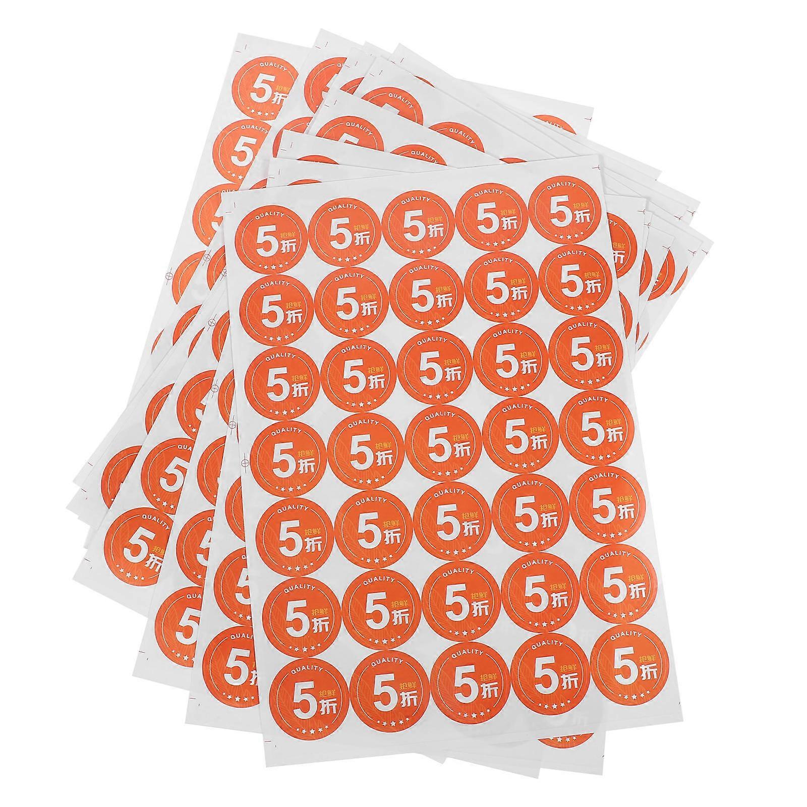 350pcs Self Adhesive Sticky Off Labels for Retail Stores – Easy Peel Stickers for Electronics and Merchandise