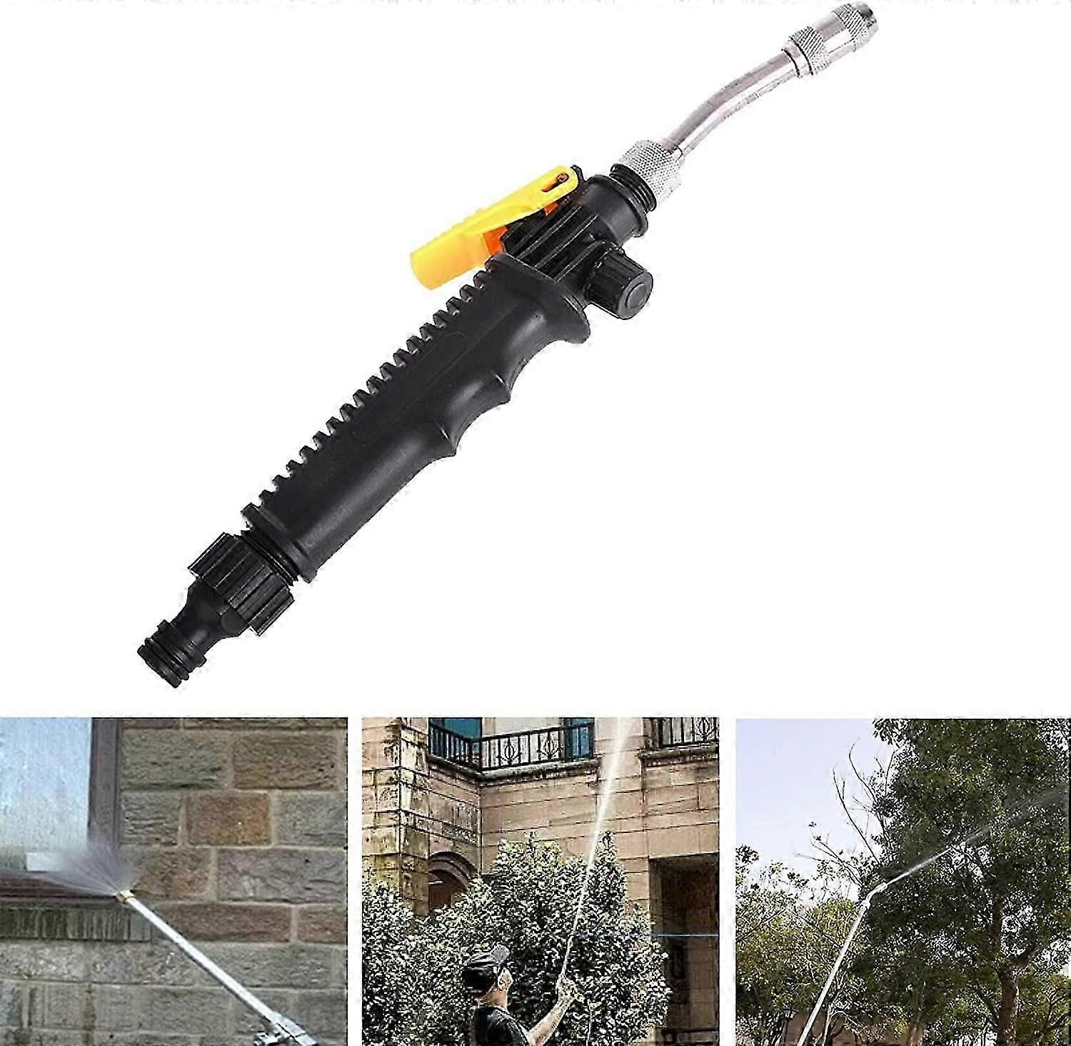 Extendable 30-48cm High Pressure Washer for Powerful Outdoor Cleaning