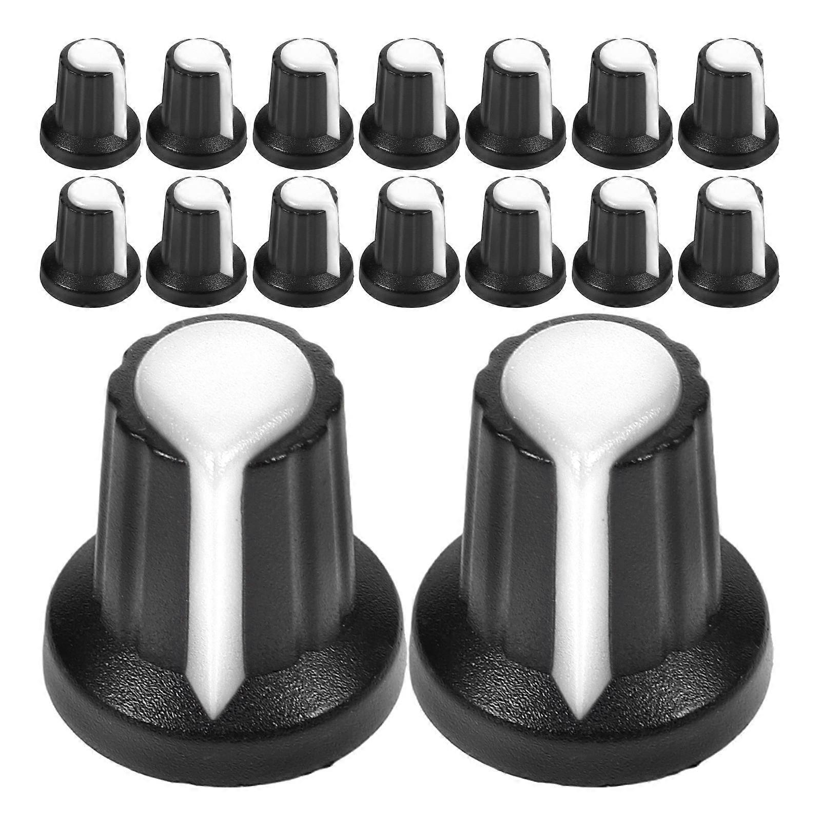 Control Knob Replacement Plastic Control Knobs For Music Lovers 1.60X1.50X1.50CM Durable and Anti-corrosive 20Pcs