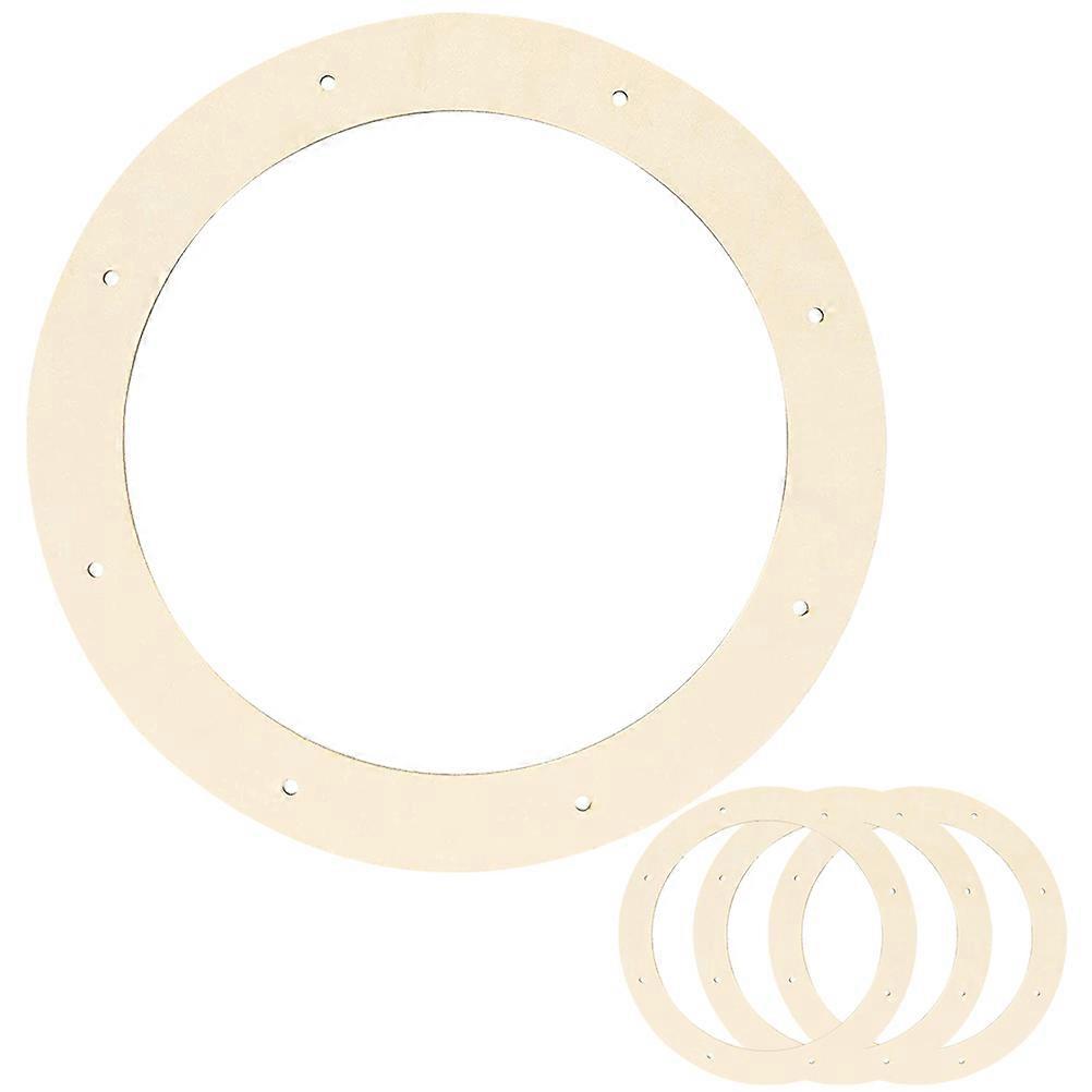 Here's a polished and professional product description based on the title you provided:
**4PCS Wooden Wreath Frames – DIY Crafts Round Circle