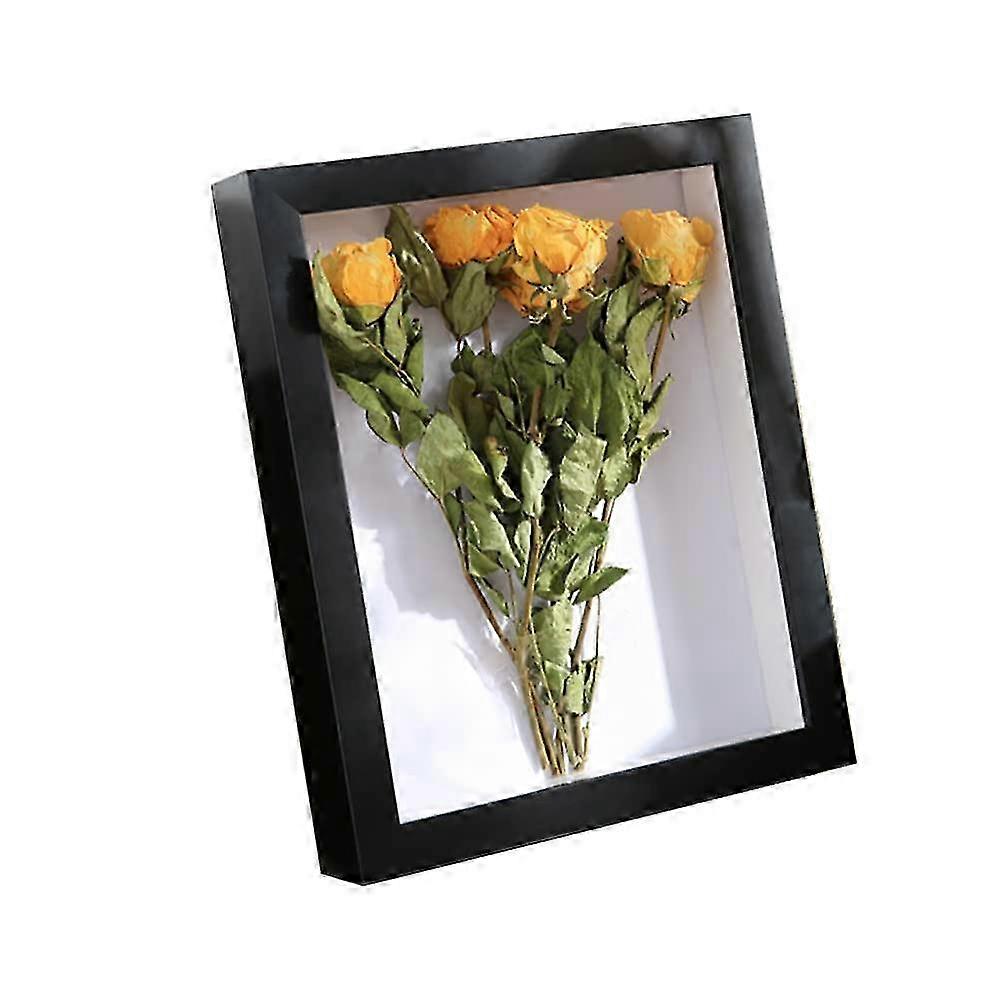 Deep Display Case Shadow Box Frame for Memorabilia Items Measuring 1.2 Inches in Depth