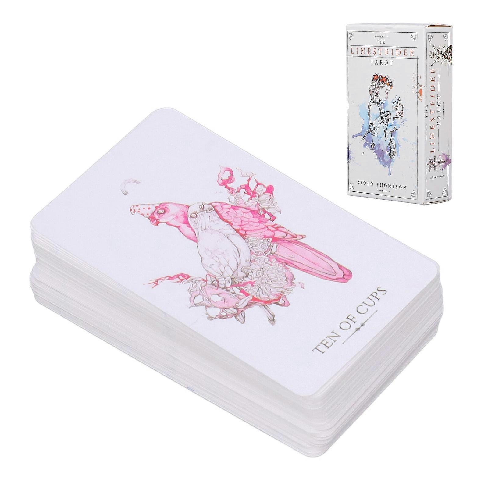 78 Decks The Linestrider Tarot Beautiful Patterns Coated Paper Forecasting Card Game
