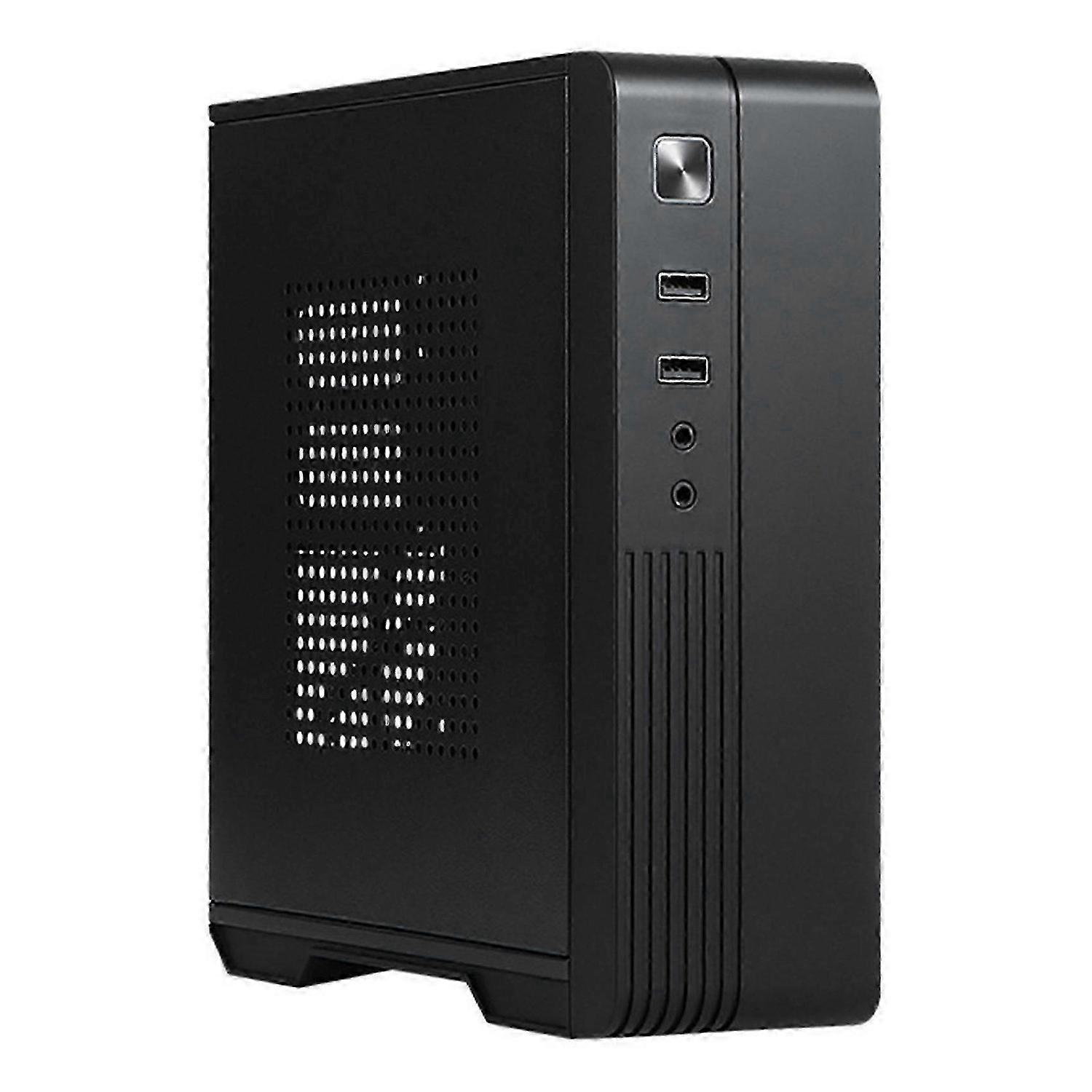 MX02 Mini ITX Computer Case HTPC Host Chassis USB2.0 ITX Enclosure Industrial Control Chassis for O JP