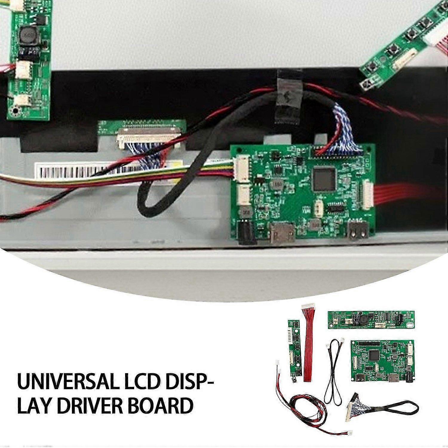 HD USB LCD Controller Board For 24inch 1920x360DV240FBM-NB0 LCD ScreenRF
