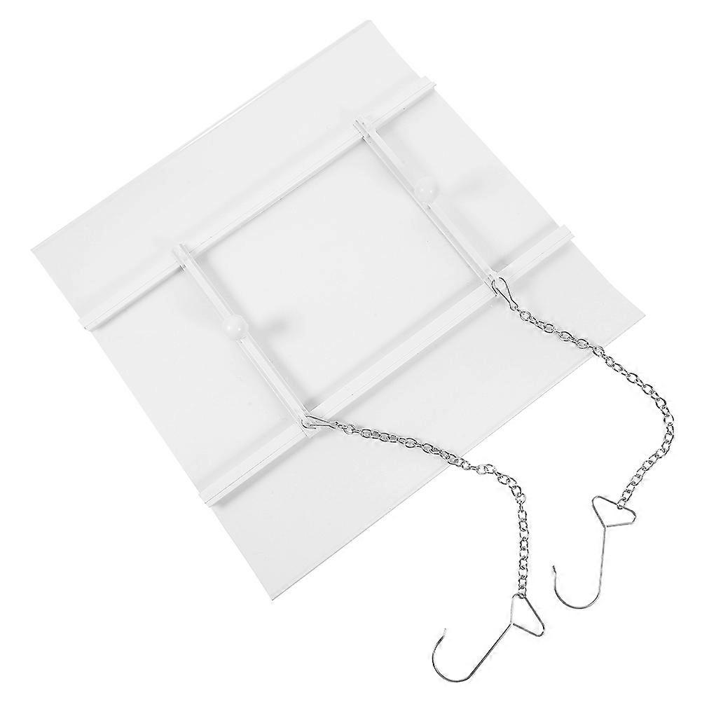 Adjustable Air Conditioning Deflector Square Plastic Steel Wind Direction Control 1Set