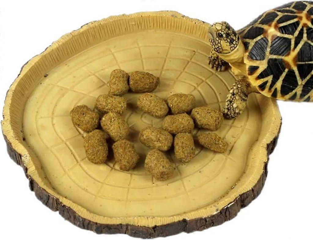 Small Reptile Bowls - Bowls for Reptiles, Geckos, Turtles, Snakes, Water Bowls, Food Bowls - Terrarium Accessories (Trunk)