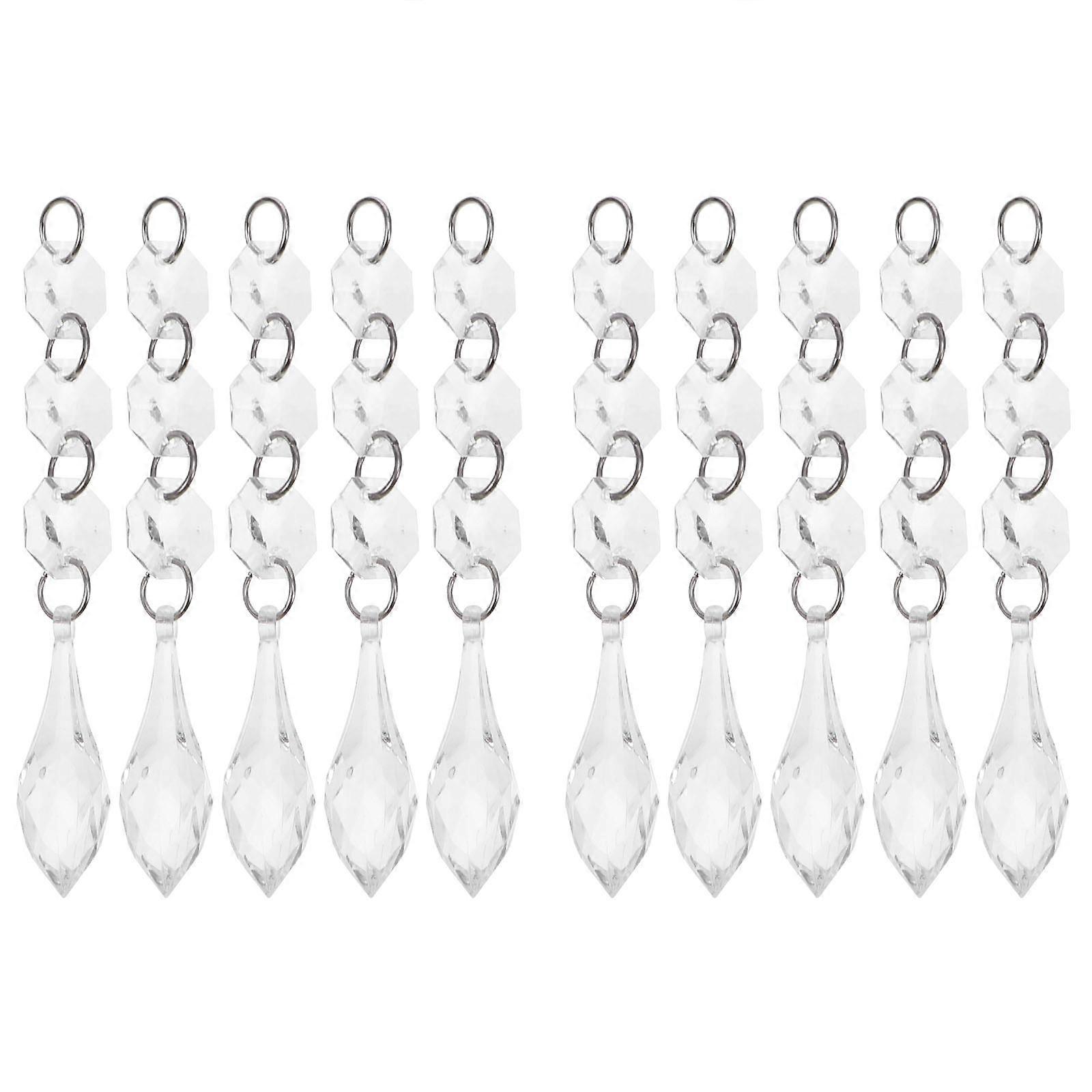 20pcs Crystal Beads Pendant Hanging Decor
