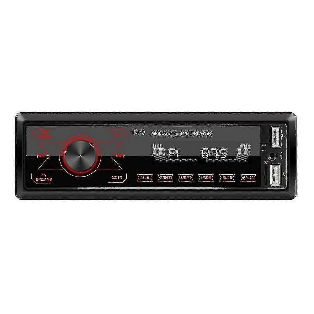 Radio stéréo de voiture à écran tactile Bluetooth avec rétroéclairage 4x60W - 7 couleurs, 2 entrées USB, SD & AUX, Bluetooth mains libres pour une connexion ultime