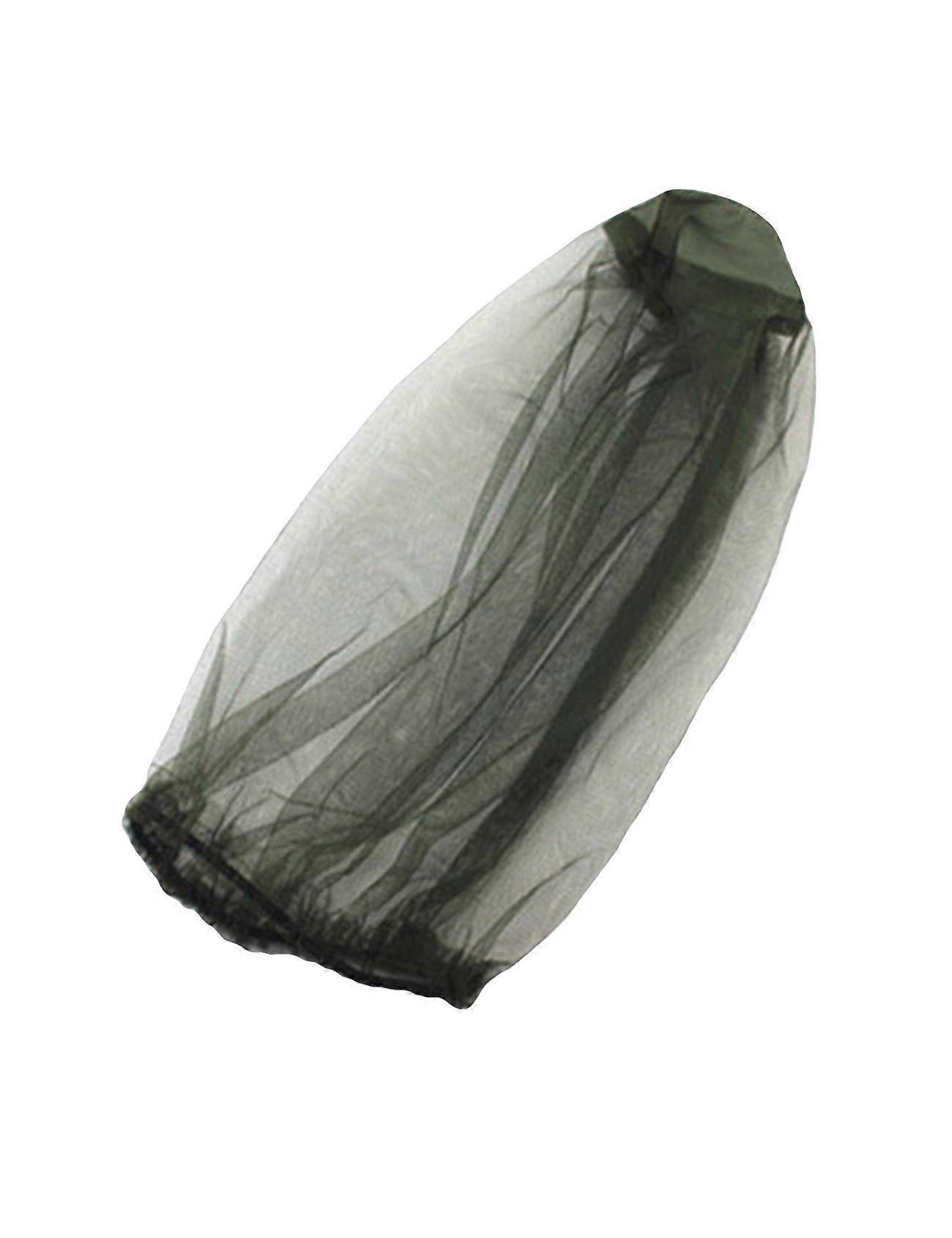 Outdoor Mosquito Head Net Insect Protection Hat Green, Lightweight Mesh, Adjustable Size, Ideal for Camping and Hiking