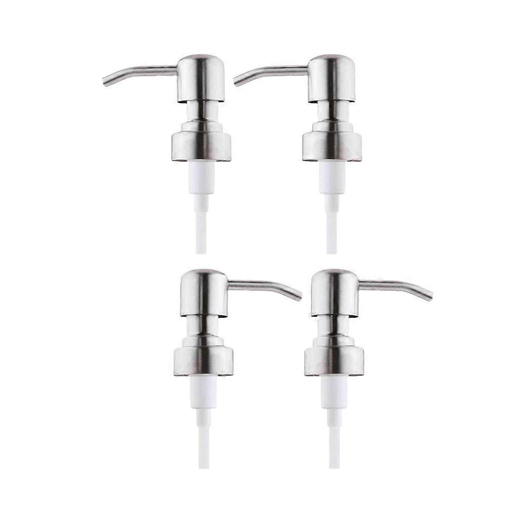 Soap Dispenser Lids 4Pcs Silver with Rust-Proof Durability for Home Use Bathroom Accessories