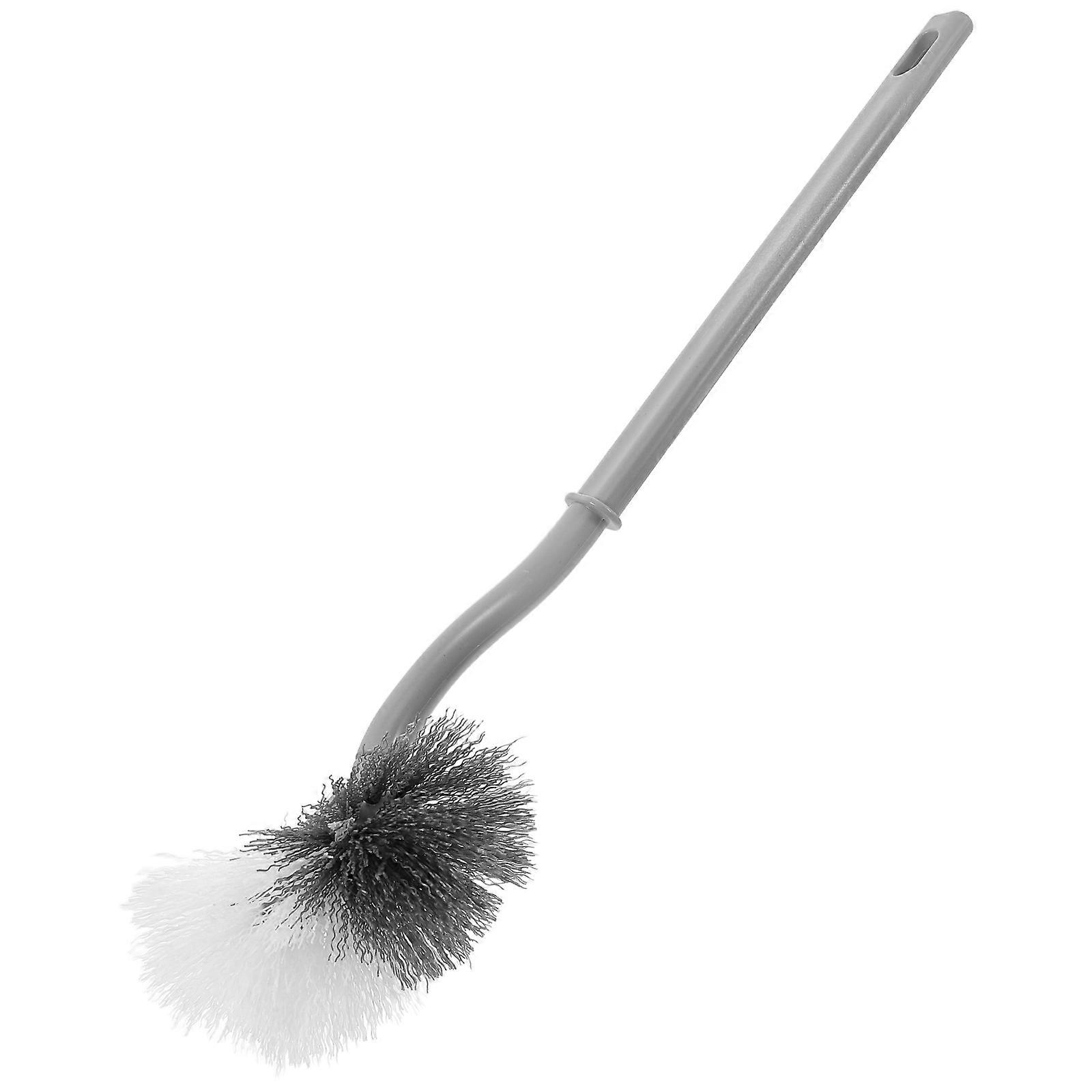Flexible Soft Bristle Toilet Bowl Brush for Complete Bathroom Cleaning – Space Saving Design for Effortless Home Maintenance