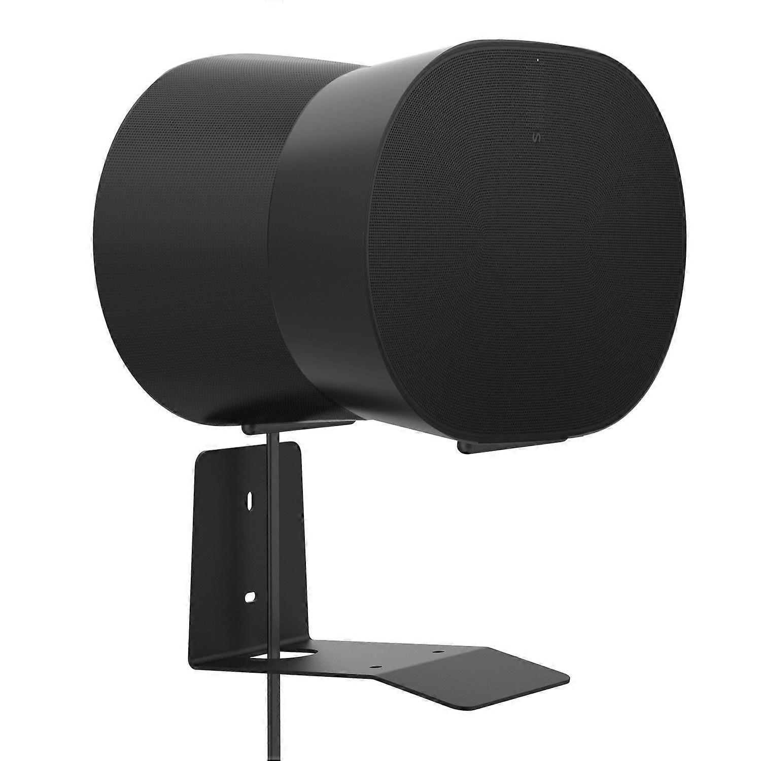 Wall mount bracket for smart speaker metal space saving single unit audio