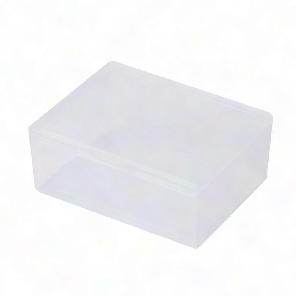 Rectangular Clear Plastic Organizer for Jewelry Beads Storage Container