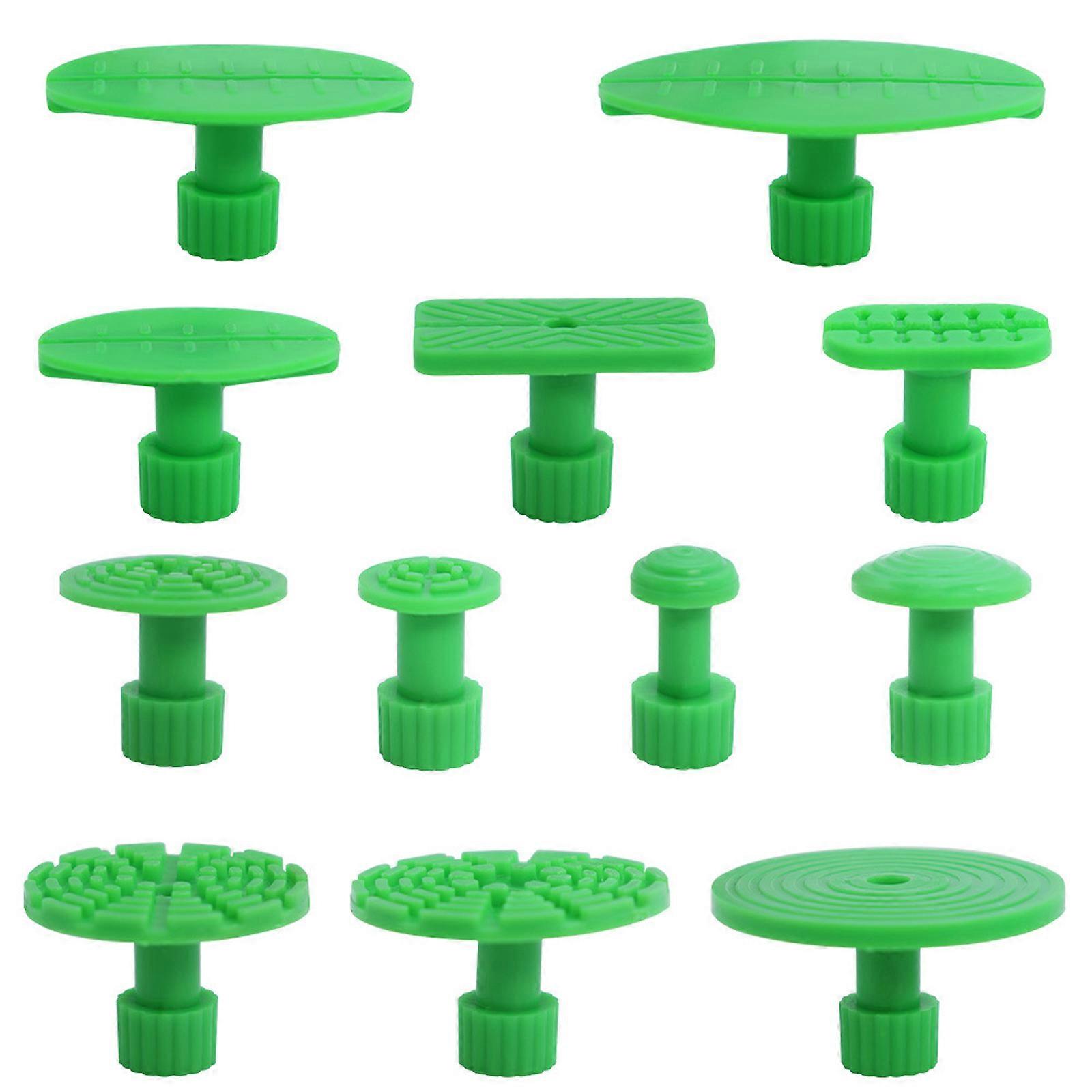 Car Body Dent Remover Tabs Dent Removal Pulling Tab Puller Tabs Auto Maintenance Tool Dent Removal Tool  Green