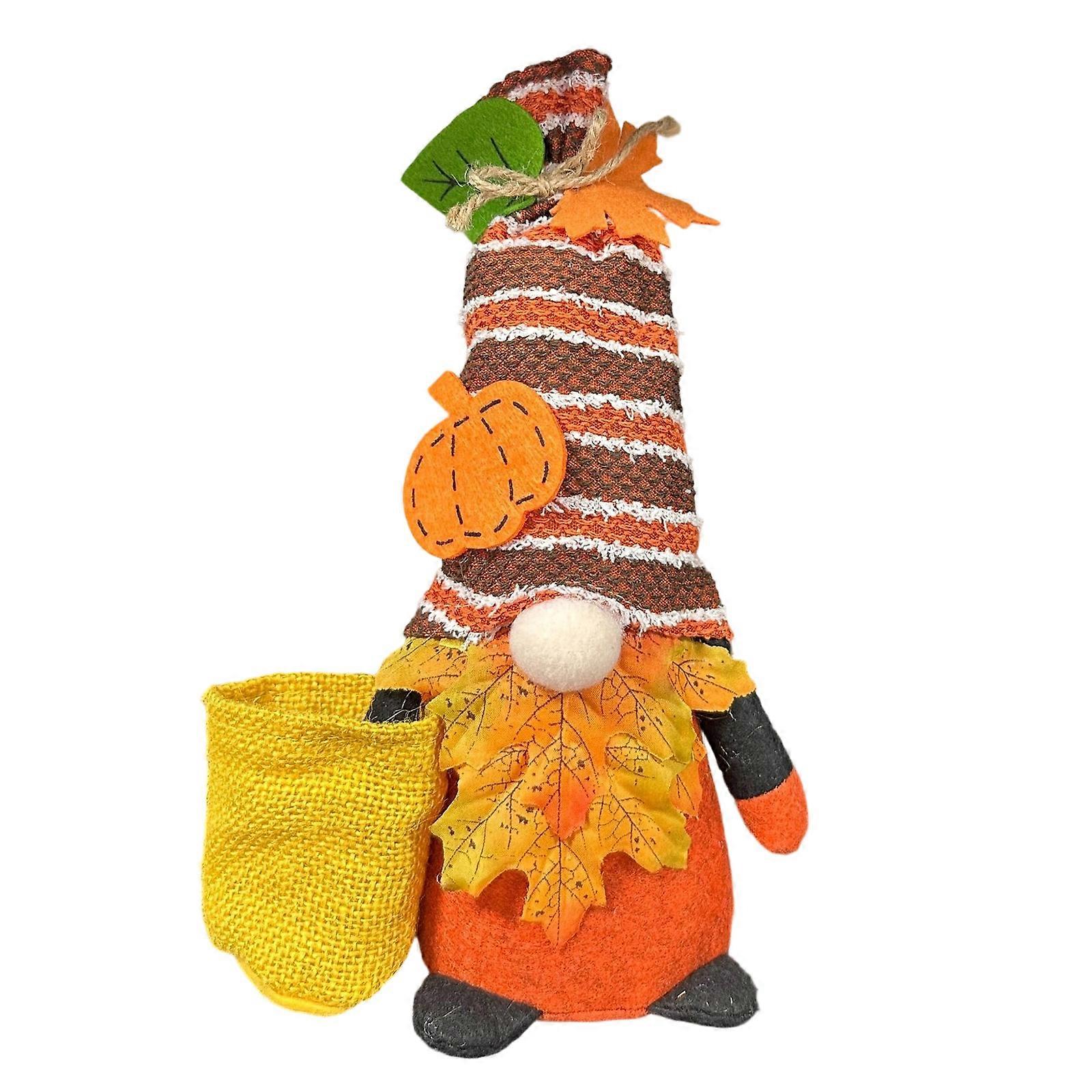 Thanksgiving Dwarf Decoration Handmade Dwarf Figure Doll For Thanksgiving Table Centerpieces Harvest Parties Decoration Multicolor