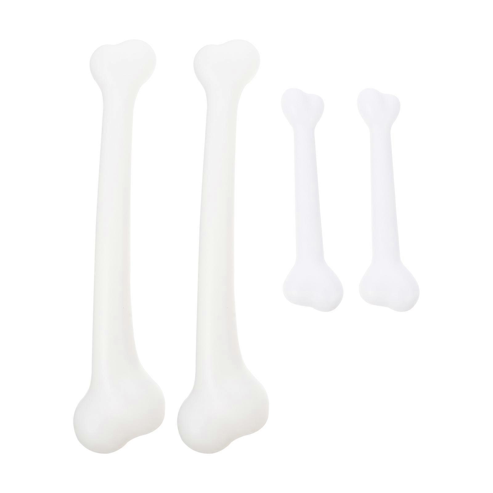 Reusable Halloween Bone Props Plastic Bones for Decor 4Pcs Model