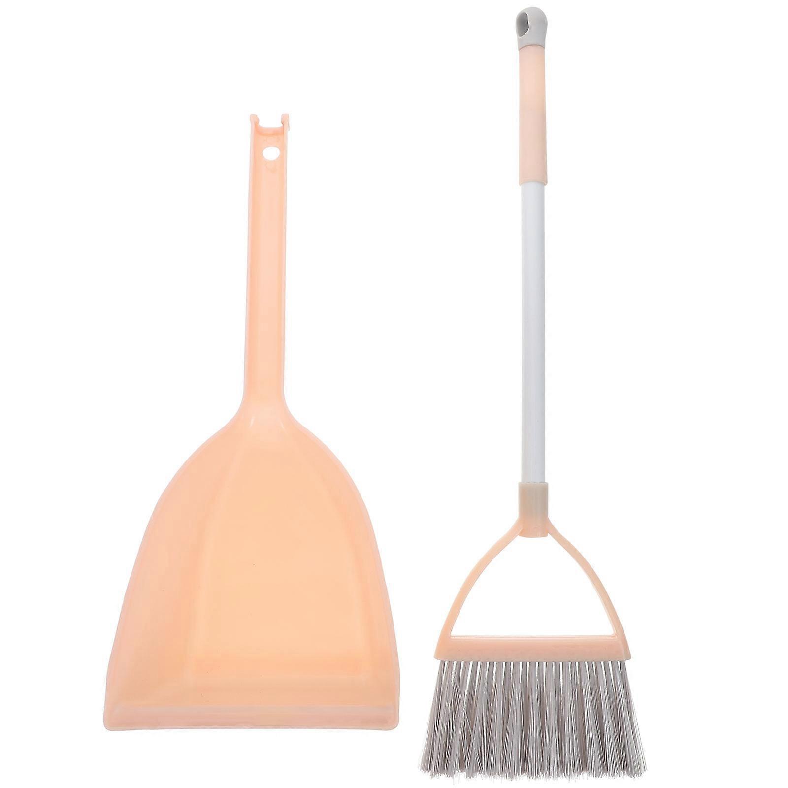Broom and Dustpan Set for Compact Indoor Outdoor Cleaning – Engaging Housekeeping Tool for Boys