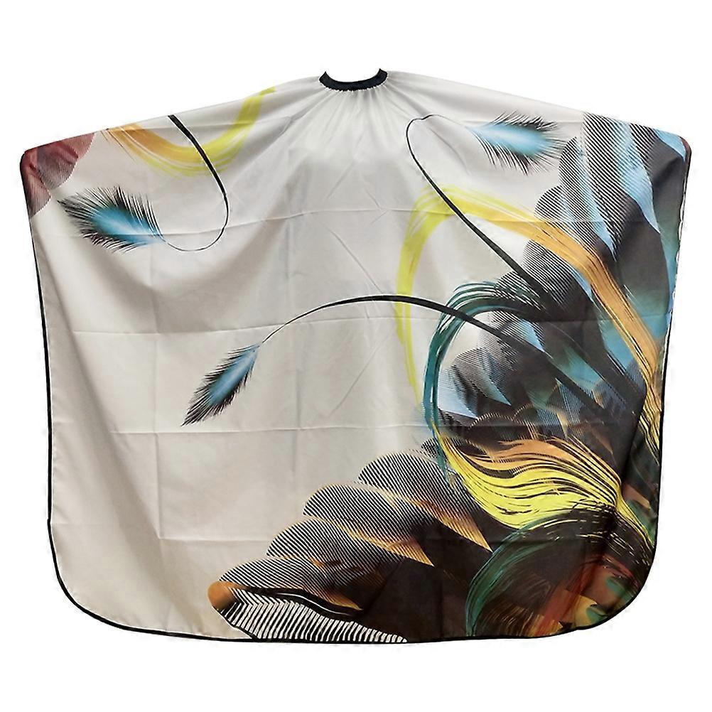 Colorful Pattern Hair Cutting Cape for Wearing Use 1Pcs