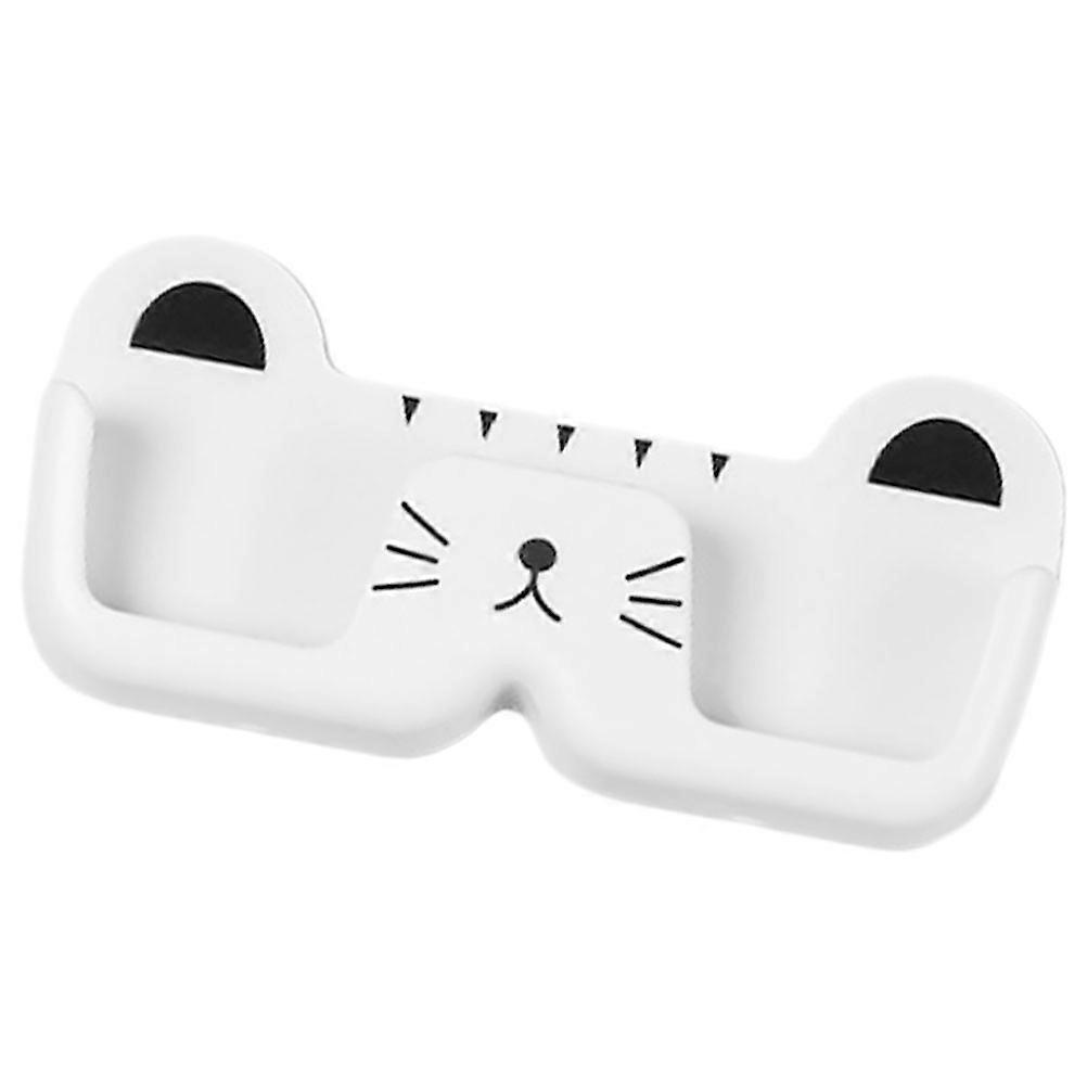 Wall-Mounted Sunglasses Display Rack Cat Shape Eyeglass Holder Small Items Daily Life 6.9×3.3×1.2in Decor 1Pcs