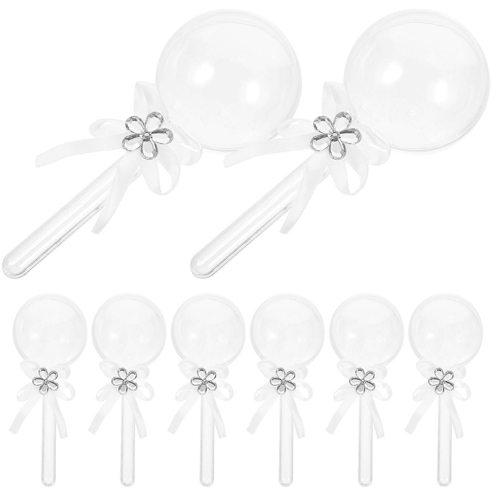 Transparent Candy Boxes for Party Favor with Lollipop Shape Made of Ideal for Storage Use