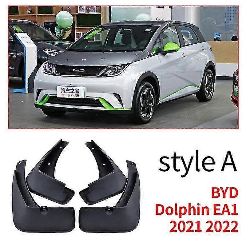 Excellent Mudguards For BYD Dolphin EA1 2021 2022 Wheel Eyebrow Car Mudflaps Mud Flaps Splash Guards Front Rear Fender