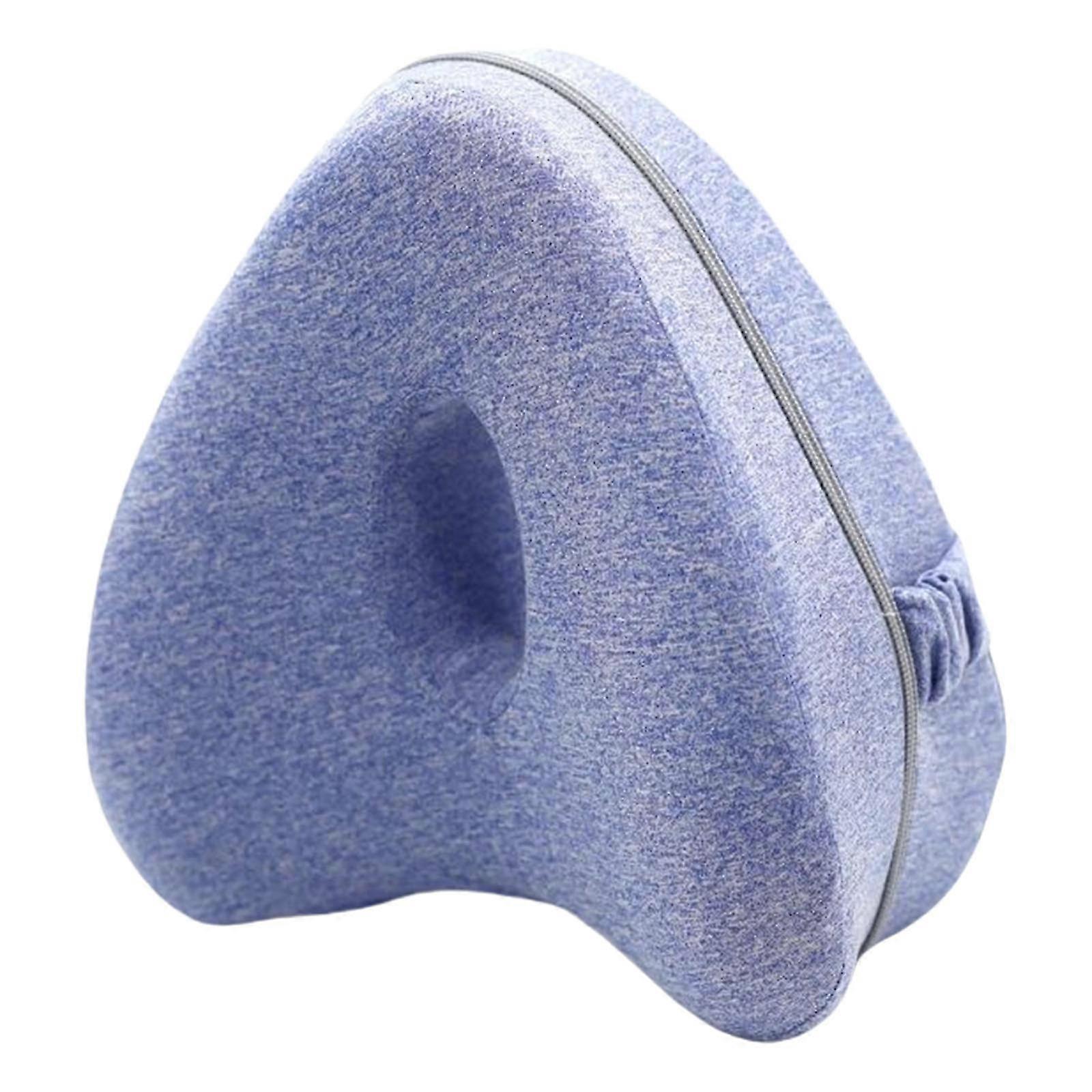 2025 Ergonomic Knee Pillow for Sleeping Providing Comfort and Support for Hips and Legs with Breathable Cover  Blue