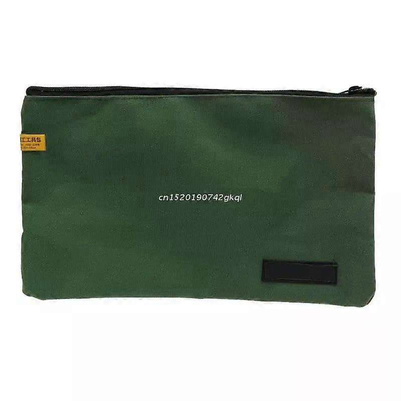 Upgraded Wide Mouth Tool Bag Canvas Heavy Duty High Capacity Handbag Portable Multi-function Tool Bag for Wrench Pliers