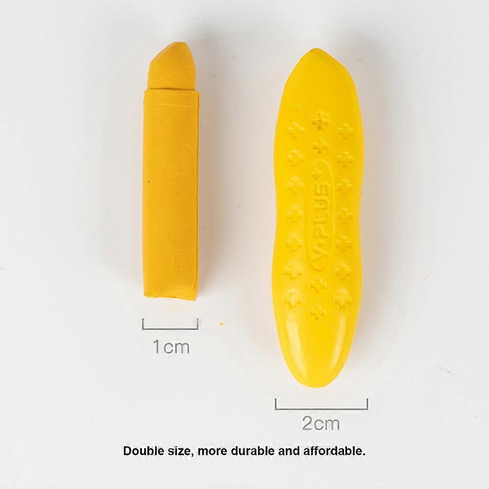 12 种颜色花生蜡笔粉笔儿童涂鸦绘画蜡笔学校文具美术用品