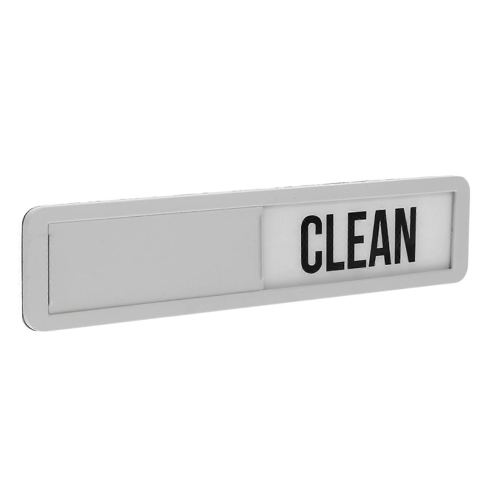 Clean Dirty Magnet Indicator For Dishwasher And Fridge Organization In Silver For Appliance Status 1Pcs