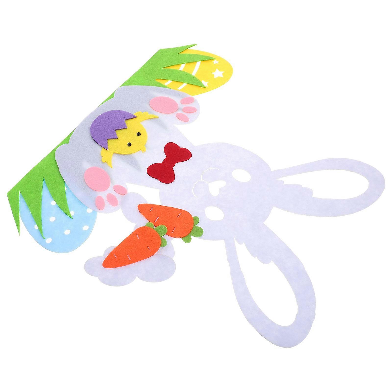 Decorative Easter Bunny Nonwovens Door Decor for Festive Celebrations