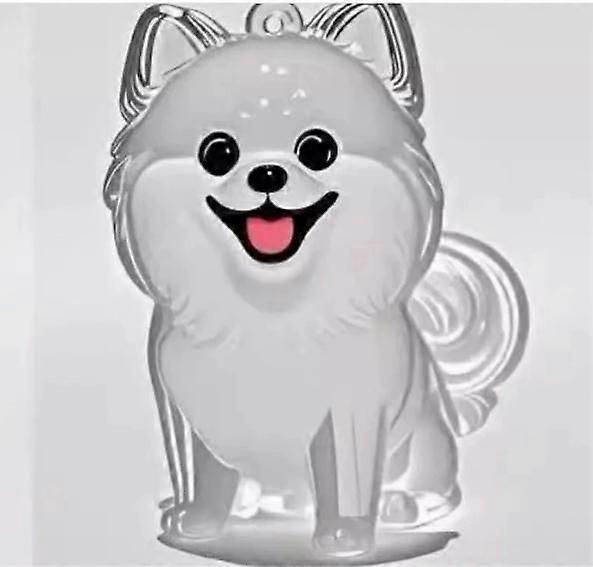 4pcs Pet Keepsake Box Keychain: Transparent Memorial Pendant With Dog Model Design - Dog Puppy Whisker Storage Case Hanging Charm For Pet Owners