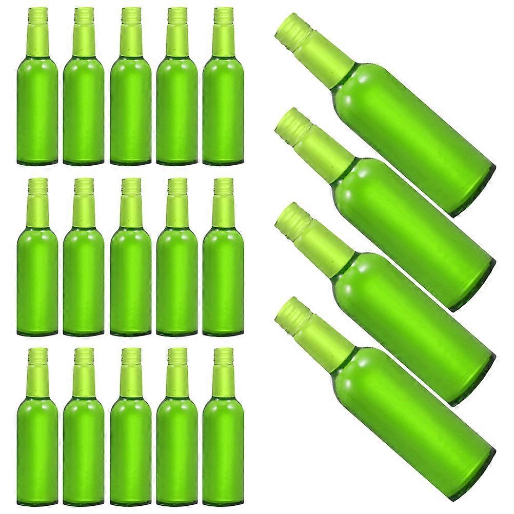 24pcs Miniature Beer Bottles Resin Models for Dollhouse Decoration, Realistic Small Beer Bottle Figurines for Dollhouse Dining Scenes, Compact