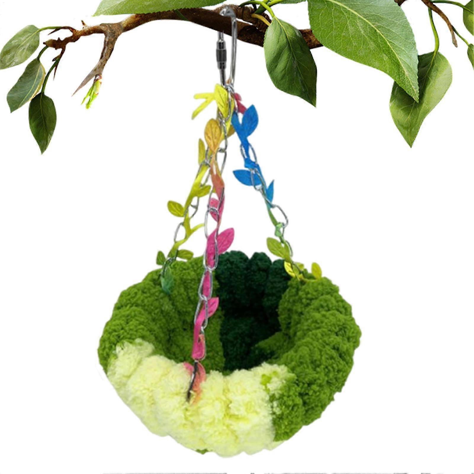 Lovebird Snuggle Pad Bird Cage Hammock Plush Nest For Small To Medium Parakeet Cockatiels Cockatoo Finch Conures