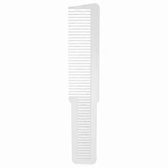 Fine and Wide Tooth Styling Comb for All Hair Types - Durable White Barber Tool