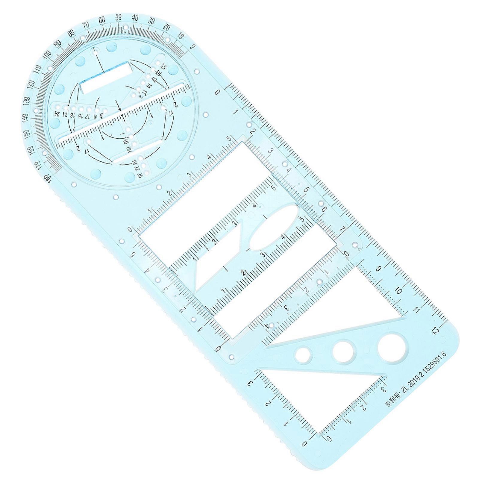 Multipurpose Drawing Ruler for Creative and Practical Designs