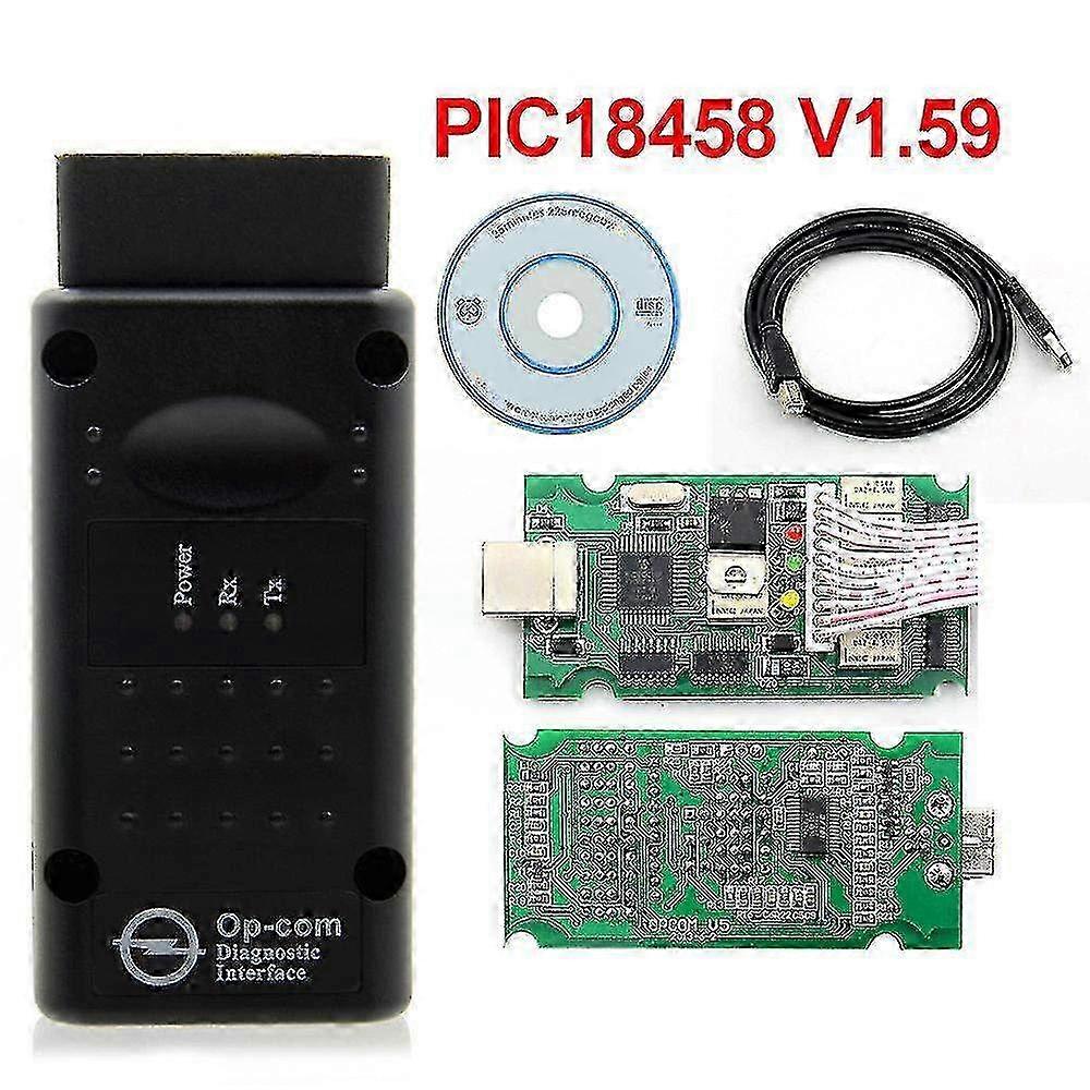 Top Quality Firmware for Opcom V1.59-V1.70 with 1.95 & 1.99 Versions - Compatible with Opel Diagnostic Tool, Pic18f458 for Flash Updates