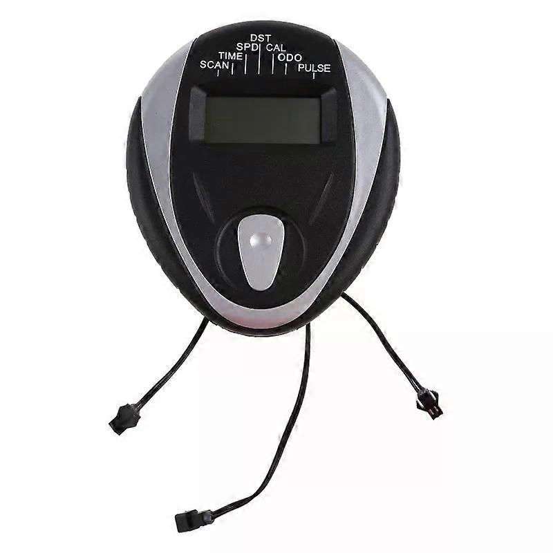 Bike Speedometer for Indoor Bicycle Speedometer Wired Cycle Bike Computer Multi-Function LCD Display Heart Rate Tracker 40JE